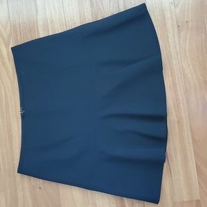 Virgin Wool Flounced Mini Skirt by Theory